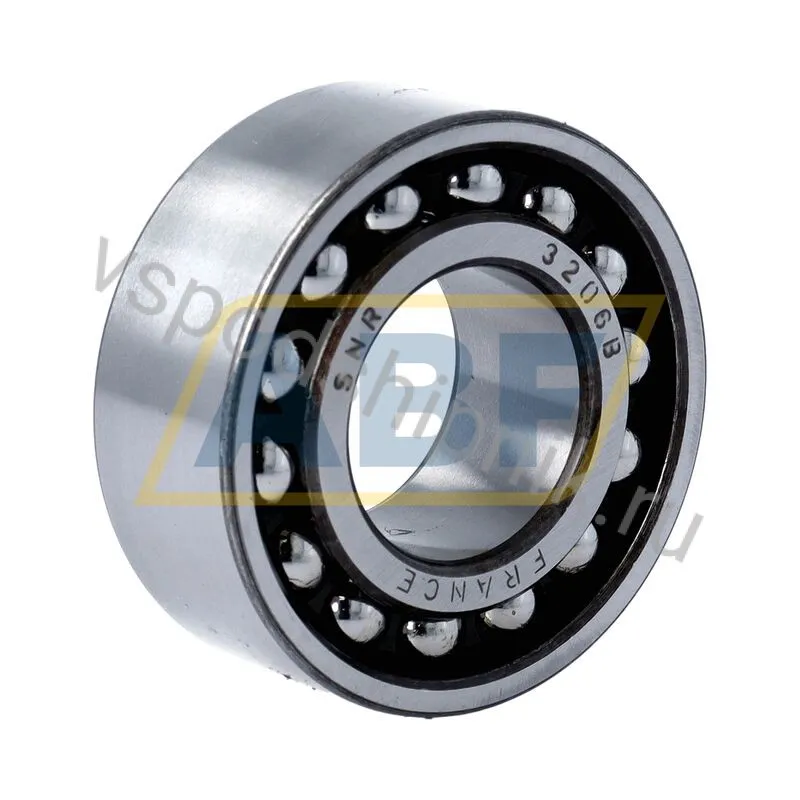 Подшипник шариковый радиально-упорный двухрядный 3206B G14 SNR 360