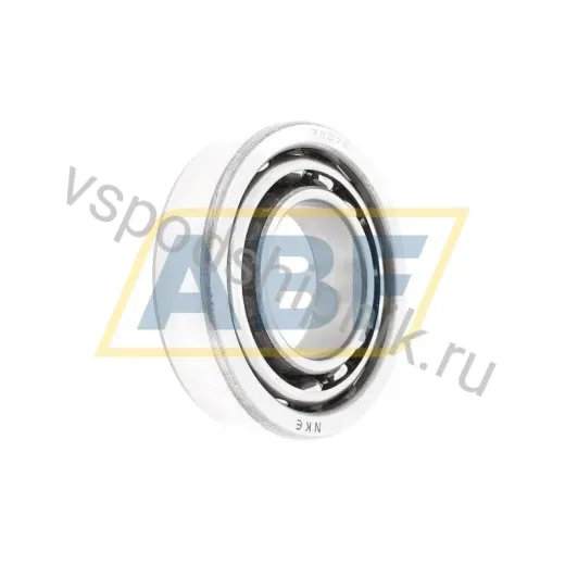 Подшипник шариковый радиально-упорный однорядный 7207B NKE 35×72×17 мм