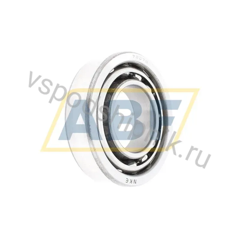 Подшипник шариковый радиально-упорный однорядный 7207B NKE 360