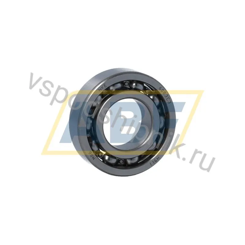 Подшипник шариковый радиальный однорядный 6003C3 NKE 360