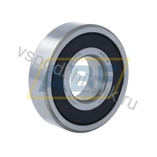 Подшипник шариковый радиальный однорядный 6305VV CM NSK 25×62×17 мм