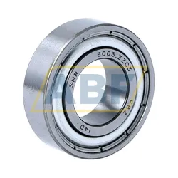Подшипник шариковый радиальный однорядный 6003ZZC3 SNR