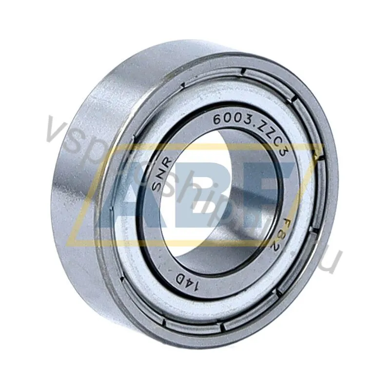 Подшипник шариковый радиальный однорядный 6003ZZC3 SNR 360