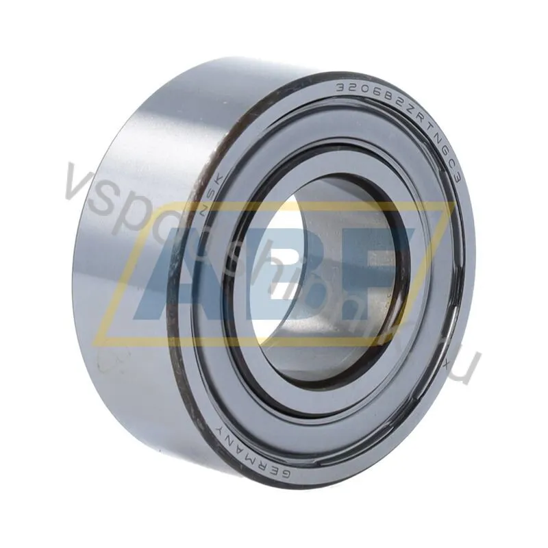 Подшипник шариковый радиально-упорный двухрядный 3206B-2ZRTNG YRLN5 NSK 360