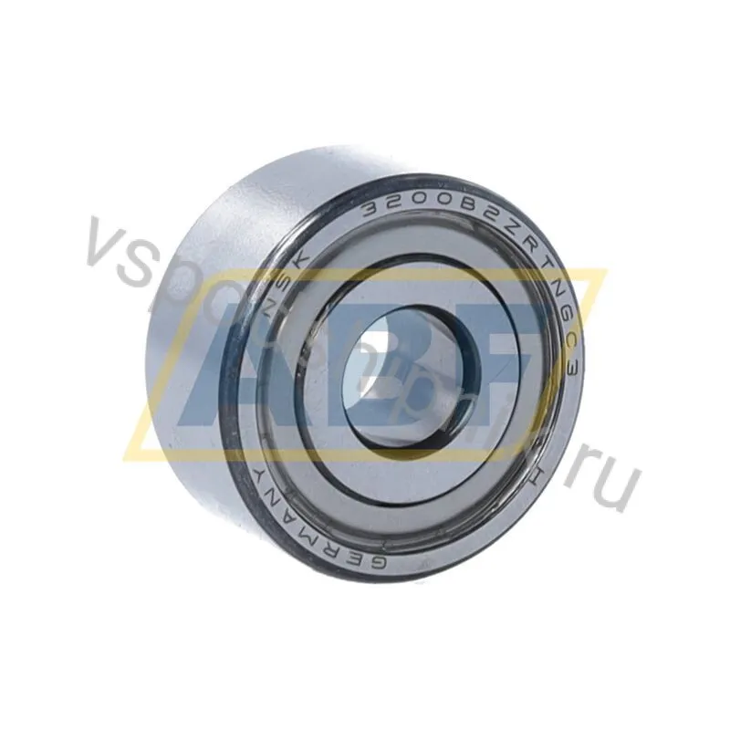 Подшипник шариковый радиально-упорный двухрядный 3200B-2ZRTNGC3 NSK 360