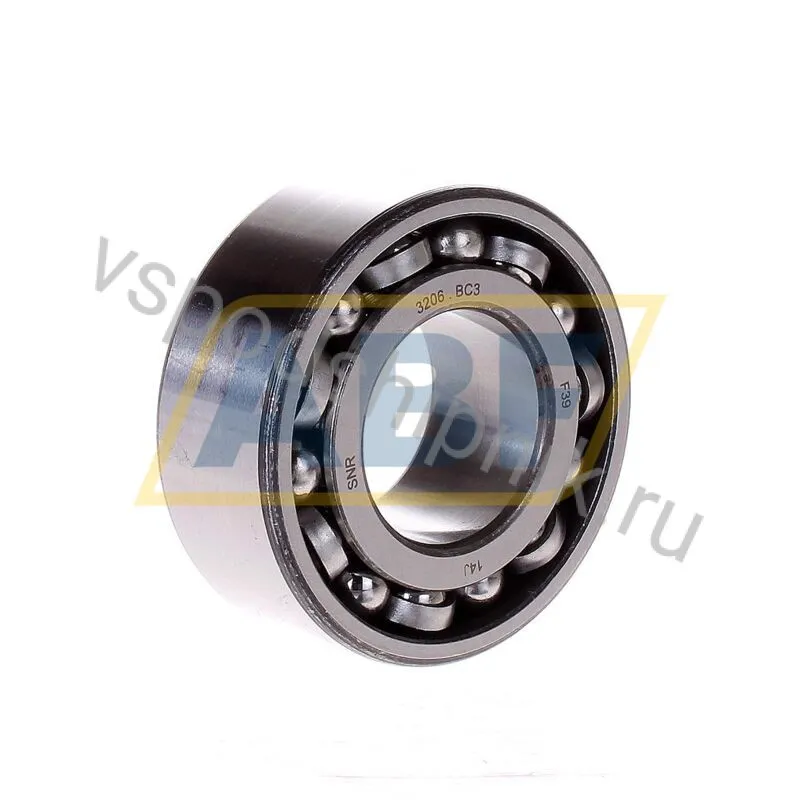 Подшипник шариковый радиально-упорный двухрядный 3206.BC3 SNR 360