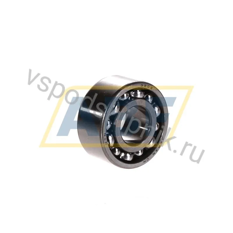 Подшипник шариковый радиально-упорный двухрядный 3202 NTN 360