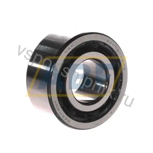 Подшипник шариковый радиально-упорный двухрядный 3307B TNG C3 NSK 35×80×34.9 мм