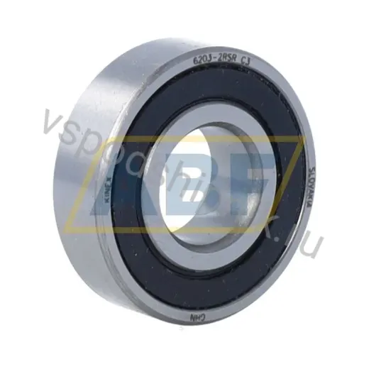 Подшипник шариковый радиальный однорядный 6203-2RSR C3 Kinex 17×40×12 мм