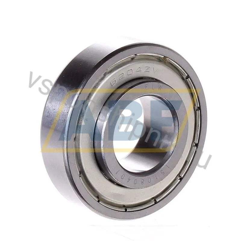 Подшипник шариковый радиальный однорядный 6204ZV ELW 360