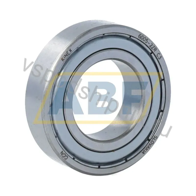 Подшипник шариковый радиальный однорядный 6005-2ZR C3 Kinex 360
