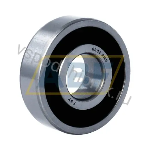 Подшипник шариковый радиальный однорядный 6304 2RS FSY 20×52×15 мм