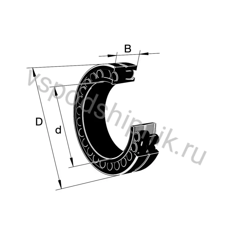 Сферический роликовый подшипник 23244-BEA-XL-K-MB1 FAG 360