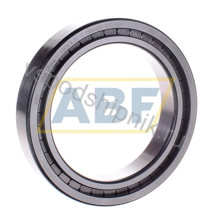 Цилиндрический роликовый подшипник однорядный SL182918-B-XL-C3 INA 360