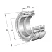 Цилиндрический роликовый подшипник SL045008-PP-C4 INA