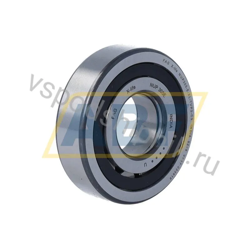 Цилиндрический роликовый подшипник однорядный NUP305-E-XL-TVP2-C3 FAG 360