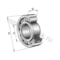 Цилиндрический роликовый подшипник ZSL192308-C3 INA