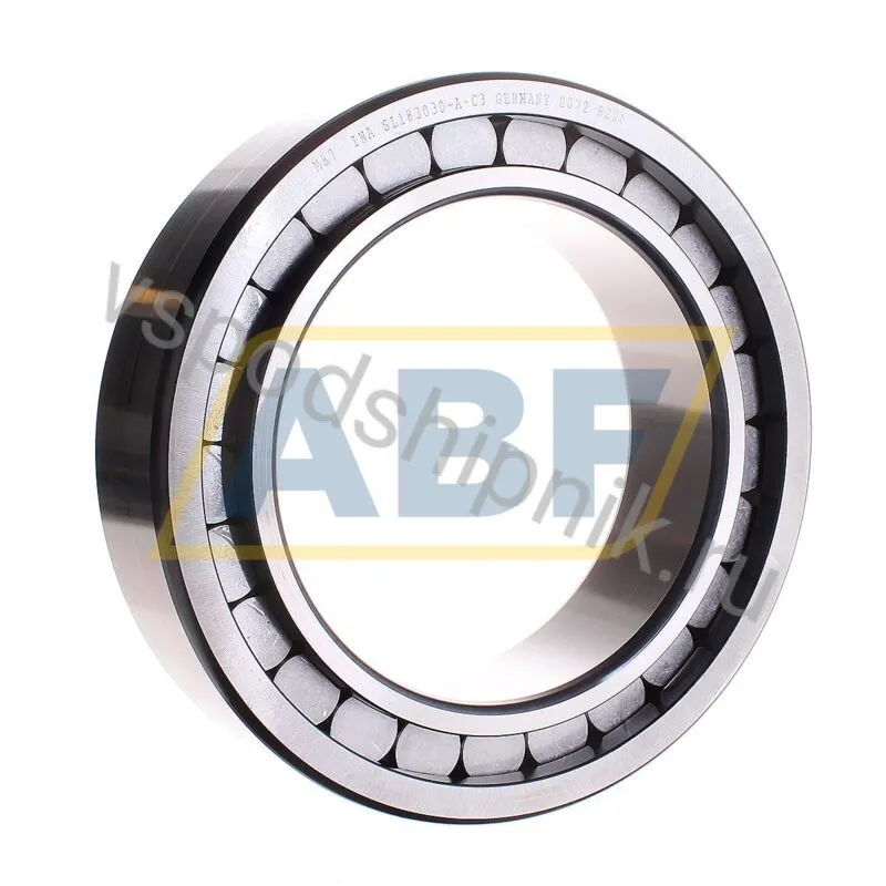 Цилиндрический роликовый подшипник однорядный SL183030-A-C3 INA 360