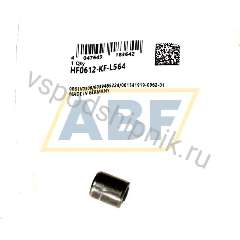 Игольчатый роликовый подшипник с сепаратором HF0612-KF-L564 INA 360