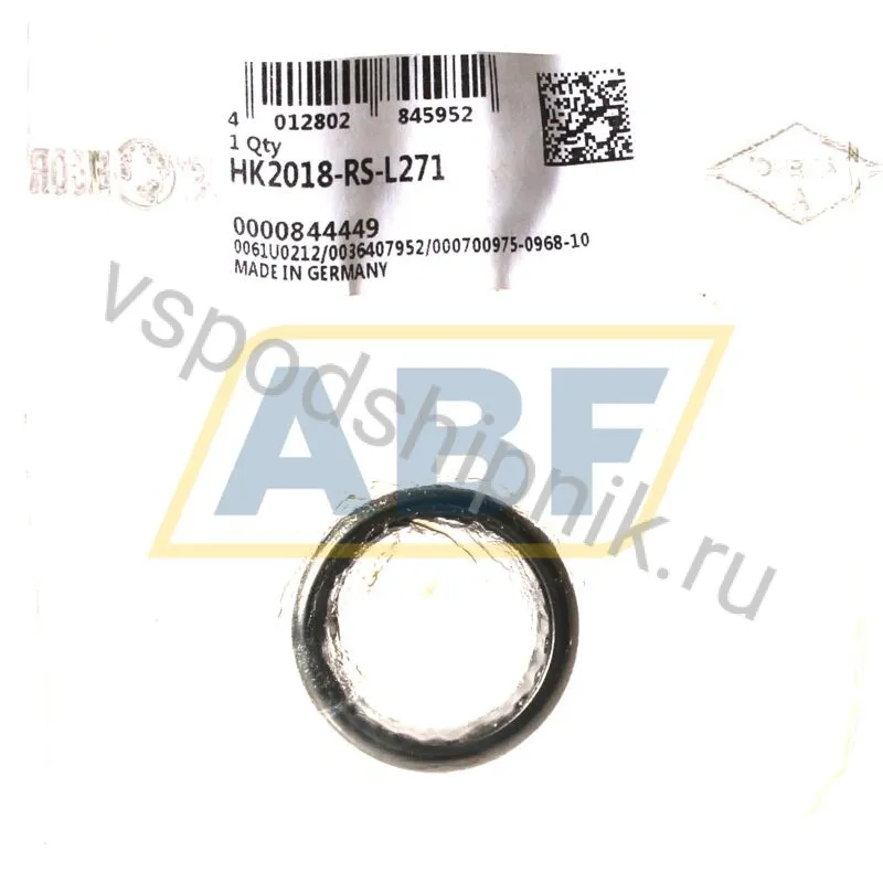 Игольчатый роликовый подшипник с сепаратором HK2018-RS-L271 INA 360