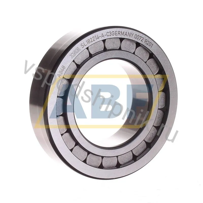 Цилиндрический роликовый подшипник однорядный SL182214-A-C3 INA 360