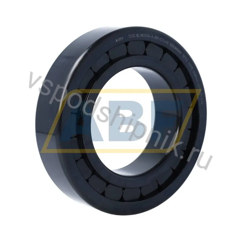 Цилиндрический роликовый подшипник однорядный SL182216-A-BR-C3-4S INA 360
