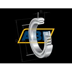 Цилиндрический роликовый подшипник однорядный SL1818/560-E-TB-N1-BR-IR/T-CN/3L INA