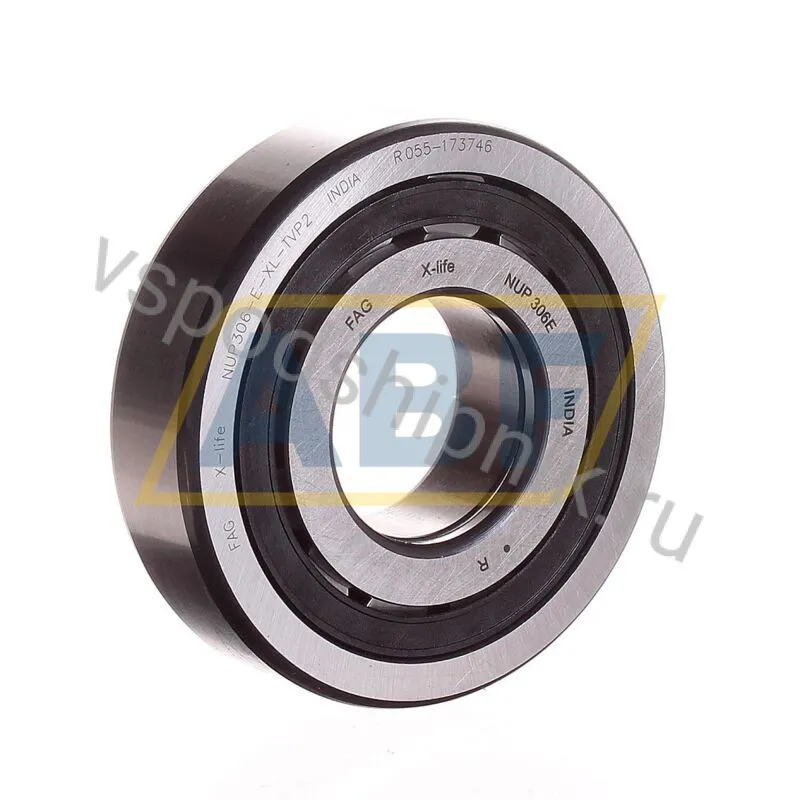Цилиндрический роликовый подшипник однорядный NUP306-E-XL-TVP2 FAG 360