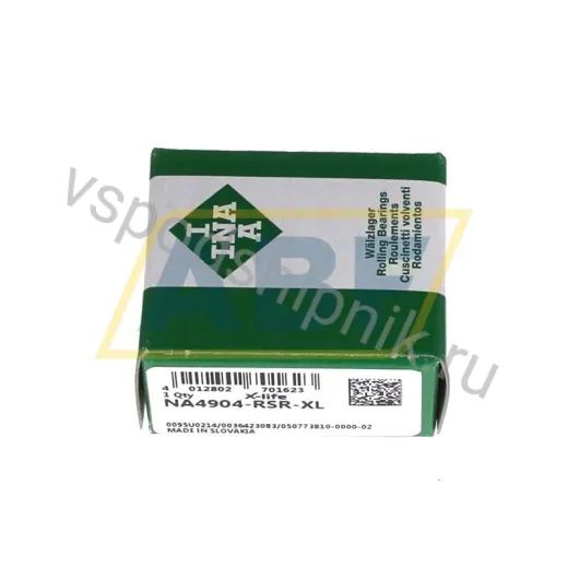 Игольчатый роликовый подшипник с сепаратором NA4904-RSR-XL INA