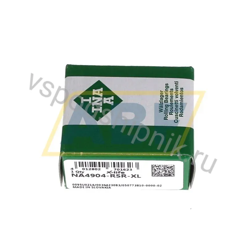 Игольчатый роликовый подшипник с сепаратором NA4904-RSR-XL INA 360