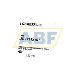 Игольчатый роликовый подшипник с сепаратором LR30X35X16,5 INA