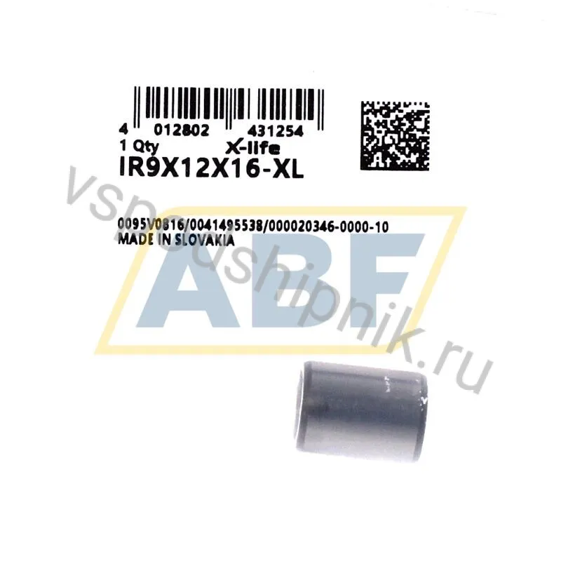 Игольчатый роликовый подшипник с сепаратором IR9X12X16-XL INA 360