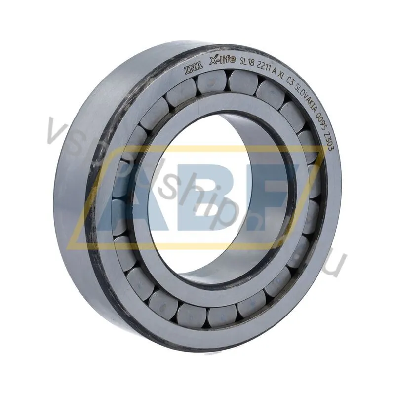 Цилиндрический роликовый подшипник однорядный SL182211-A-XL-C3 INA 360