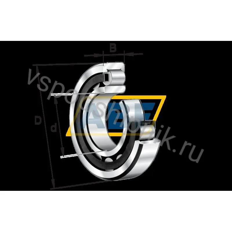 Цилиндрический роликовый подшипник однорядный NU326-E-XL-TVP2-C3 FAG 360