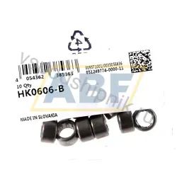 Игольчатый роликовый подшипник с сепаратором HK0606-B INA