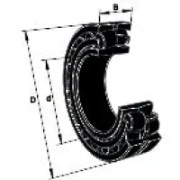 Сферический роликовый подшипник (X-life) 24140-BE-XL-H40BC FAG