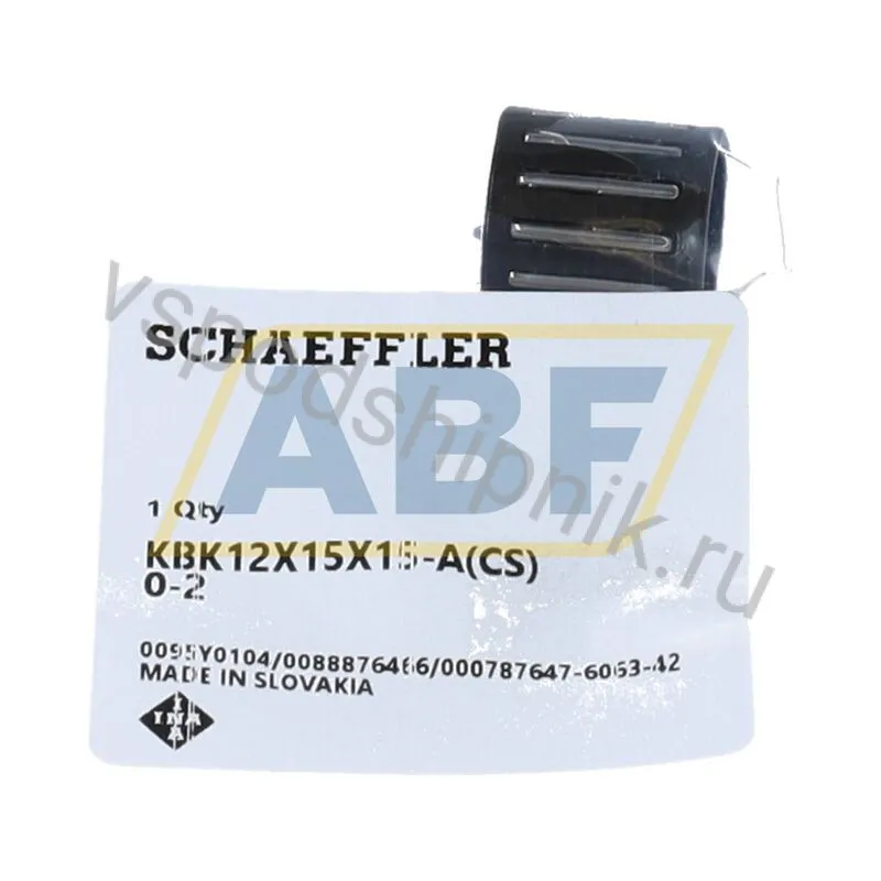Игольчатый роликовый подшипник с сепаратором KBK12X15X15-A(CS)/0-2 INA 360