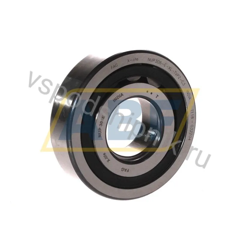 Цилиндрический роликовый подшипник однорядный NUP306-E-XL-TVP2-C3 FAG 360
