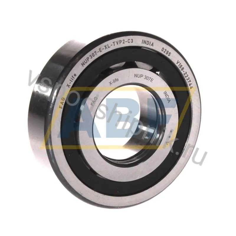 Цилиндрический роликовый подшипник однорядный NUP307-E-XL-TVP2-C3 FAG 360