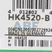 Игольчатый роликовый подшипник с сепаратором HK4520-B INA