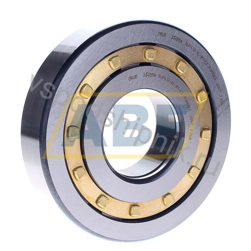 Цилиндрический роликовый подшипник однорядный NUP412-XL-M1-C3 FAG 360