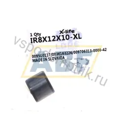 Игольчатый роликовый подшипник с сепаратором IR8X12X10-XL INA