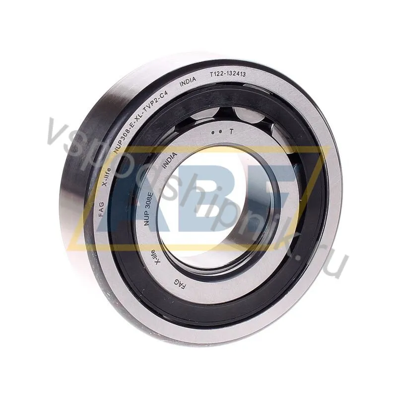 Цилиндрический роликовый подшипник однорядный NUP308-E-XL-TVP2-C4 FAG 360