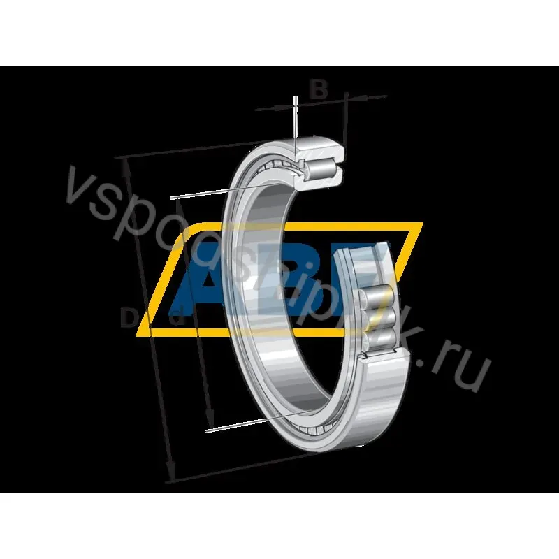 Цилиндрический роликовый подшипник однорядный SL181888-E INA 360