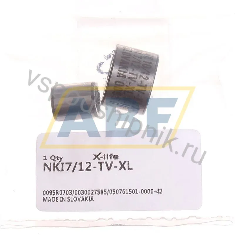 Игольчатый роликовый подшипник с сепаратором NKI7/12-TV-XL INA 360