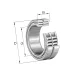 Цилиндрический роликовый подшипник SL185034-A-BR-C3-2S INA