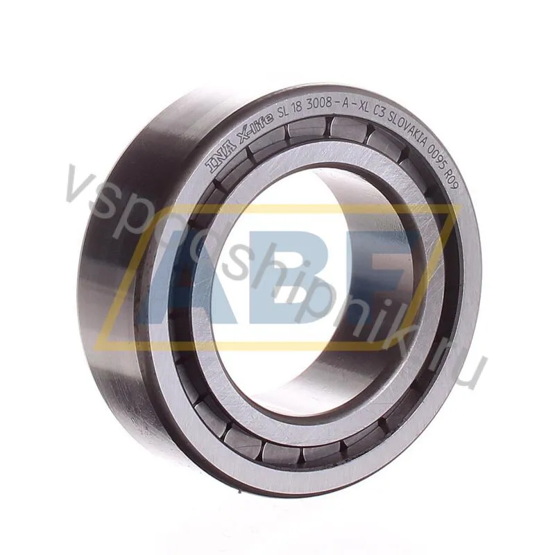 Цилиндрический роликовый подшипник однорядный SL183008-A-XL-C3 INA 360