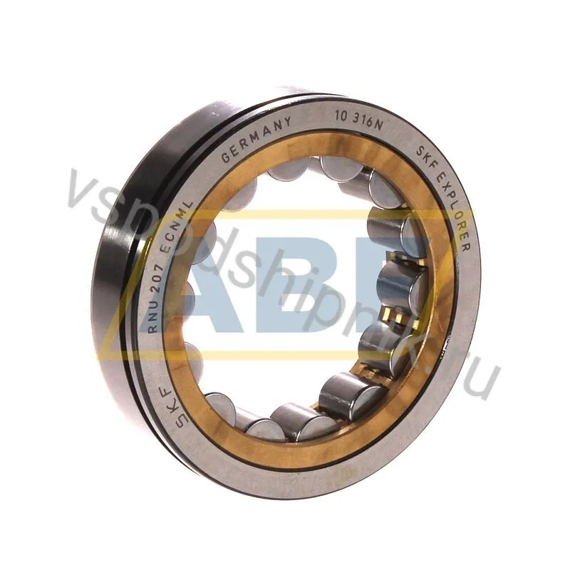 Цилиндрический роликовый подшипник однорядный RNU207ECNML SKF 360