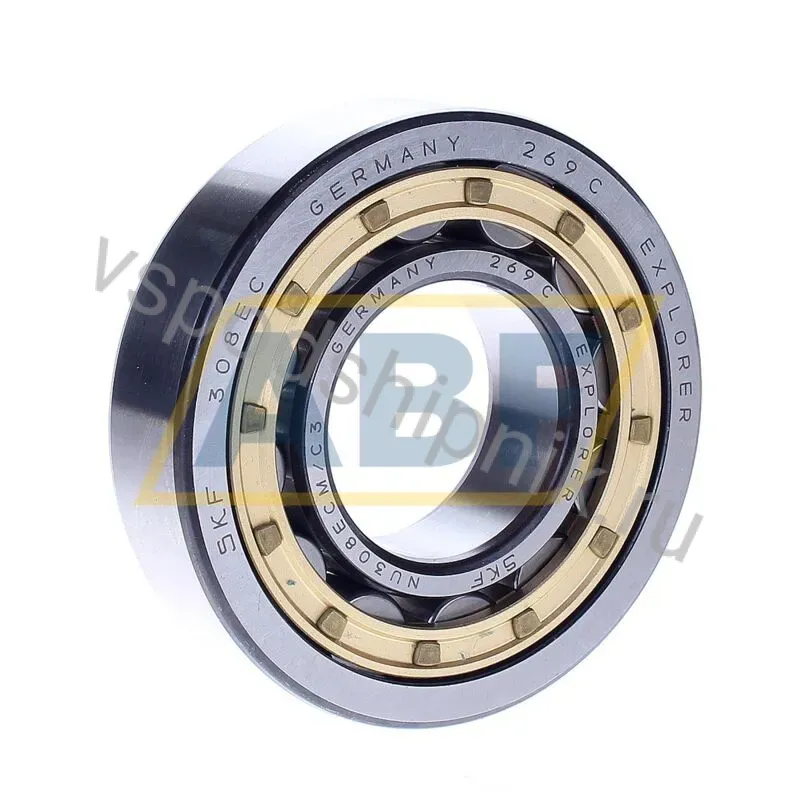 Цилиндрический роликовый подшипник NU NU308ECM/C3 SKF 360