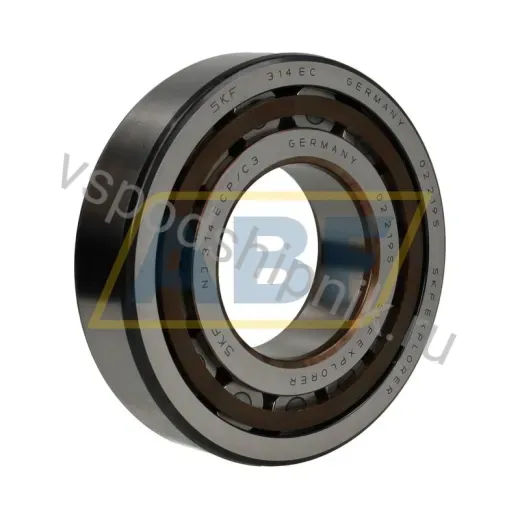 Цилиндрический роликовый подшипник NJ NJ314ECP/C3 SKF